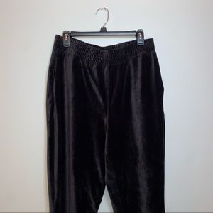 fashion nova velvet sweatpants